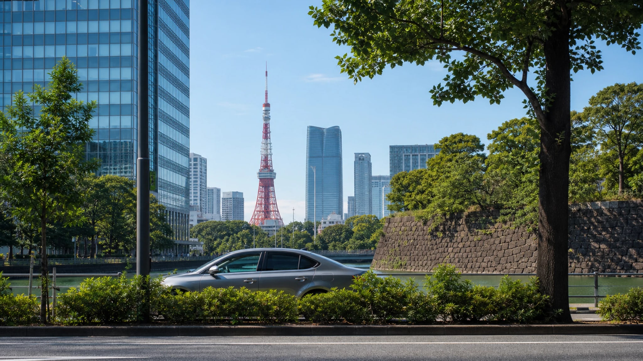 定番日本を専用車で静かに